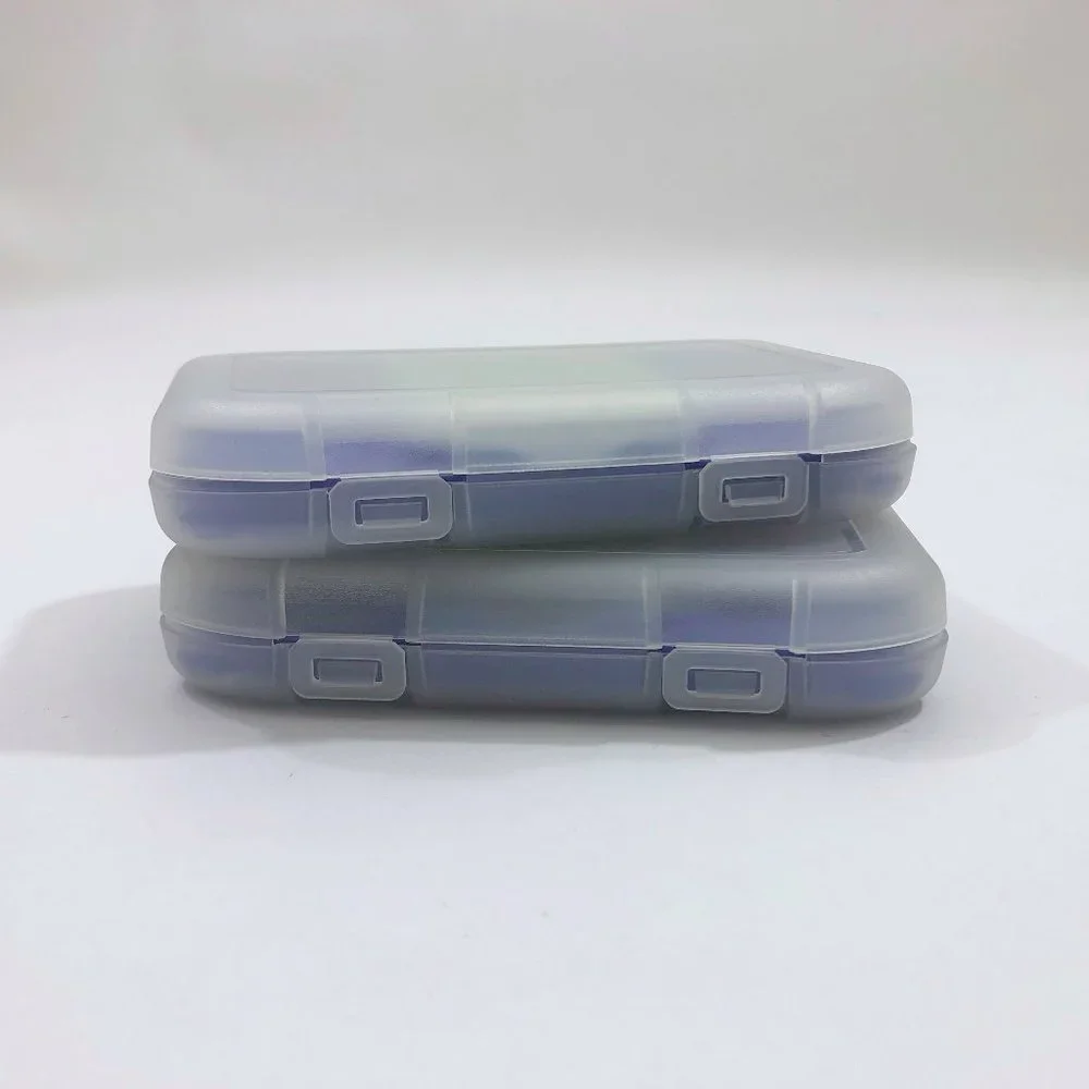 Battery & Memory Card Holder Box 4.5x3x.9 inches Set of 2 Boxes